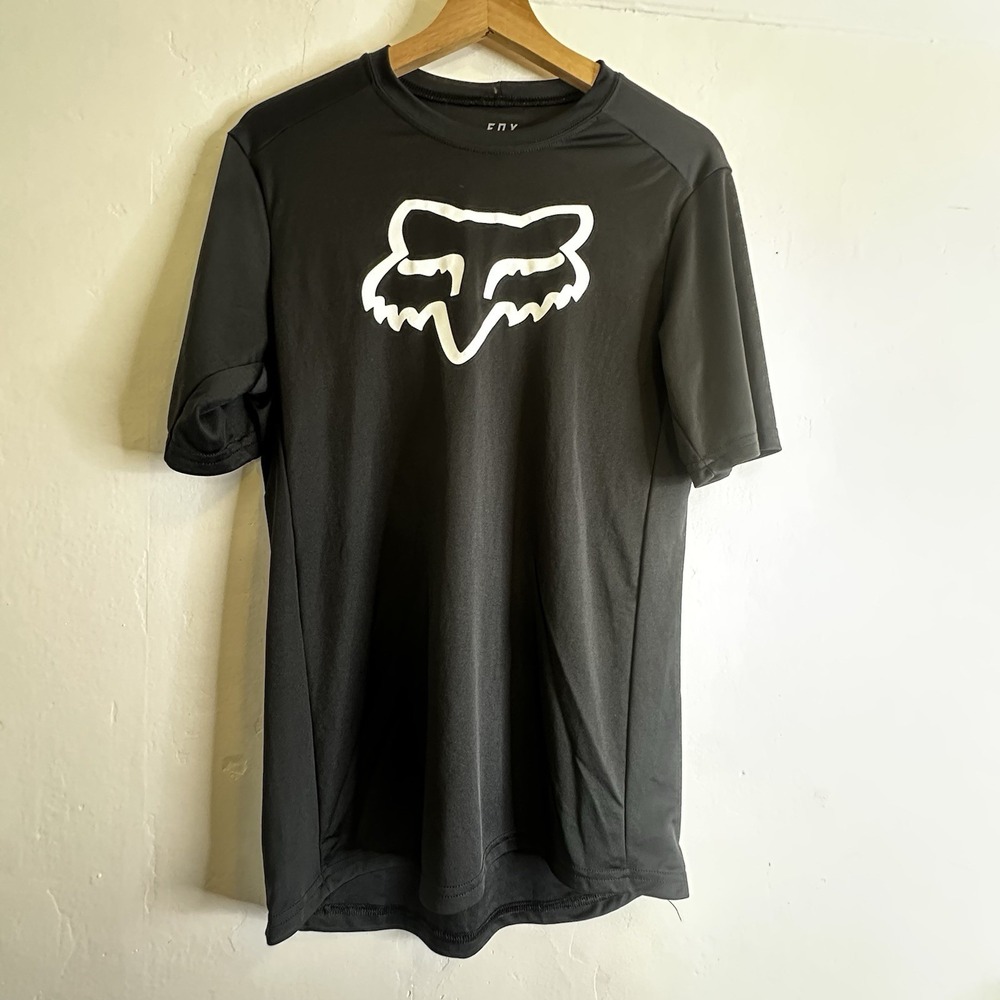 Fox Face Racing Biking Ranger s/s Short Sleeve Jersey Black Small Lightweight - Picture 1 of 8